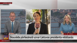 Nausēda pārliecinoši uzvar Lietuvas prezidenta vēlēsānās