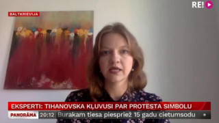Eksperti: Tihanovska kļuvusi par protesta simbolu