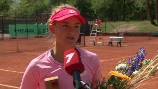 Tenisa turnīrs "Liepaja Open". Daniela Vismane
