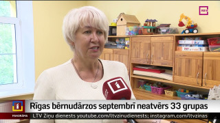Rīgas bērnudārzos septembrī neatvērs 33 grupas