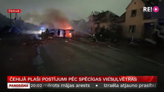 Čehijā plaši postījumi pēc spēcīgas viesuļvētras
