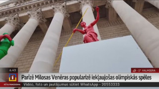 Parīzē Milosas Venēras popularizē iekļaujošas olimpiskās spēles