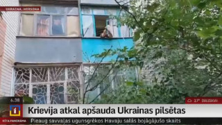 Krievija atkal apšauda Ukrainas pilsētas