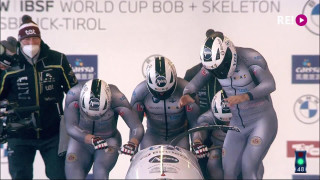 Pasaules kausa bobslejā četriniekiem 1.posms. Oskara Ķibermaņa 2.brauciens