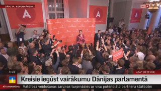 Kreisie iegūst vairākumu Dānijas parlamentā