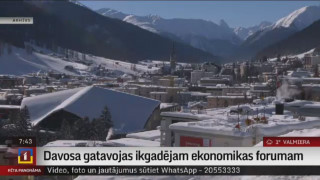 Davosa gatavojas ikgadējam ekonomikas forumam