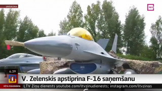 Zelenskis apstiprina F-16 saņemšanu