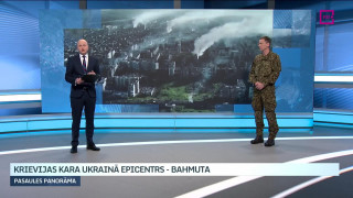 Krievijas kara Ukrainā epicentrs - Bahmuta