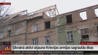 Ukrainā aktīvi atjauno Krievijas armijas sagrautās ēkas