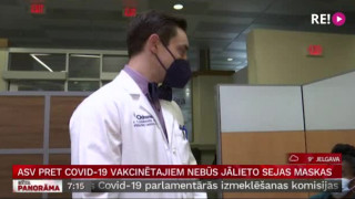 ASV pret Covid-19 vakcinētajiem nebūs jālieto sejas maskas