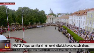 NATO Vilņas samita zīmē nosvinēta Lietuvas valsts diena