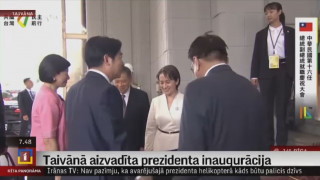 Taivānā aizvadīta prezidenta inaugurācija