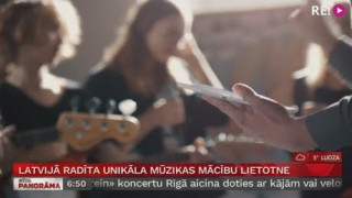 Latvijā radīta unikāla mūzikas mācību lietotne