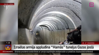 Izraēlas armija appludina "Hamās" tuneļus Gazas joslā