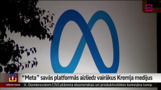 "Meta" savās platformās aizliedz vairākus Kremļa medijus