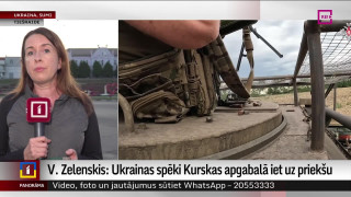 Zelenskis: Ukrainas spēki Kurskas apgabalā iet uz priekšu