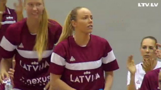 Latvija – Zviedrija. Spēles momenti. 1.puslaiks