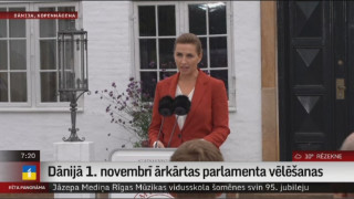 Dānijā 1. novembrī ārkārtas parlamenta vēlēšanas