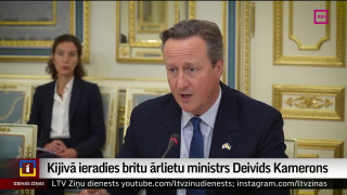 Kijivā ieradies britu ārlietu ministrs Deivids Kamerons