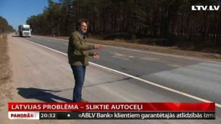 Latvijas problēma – sliktie autoceļi