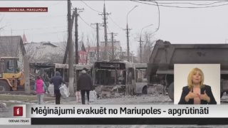 Mēģinājumi evakuēt no Mariupoles - apgrūtināti