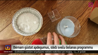 Bērnam gūstot apdegumus, slēdz sveču liešanas programmu