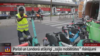 Parīzē un Londonā atšķirīgi "zaļās mobilitātes" risinājumi