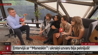 Intervijā ar "Maneskin": ukraiņi uzvaru bija pelnījuši!