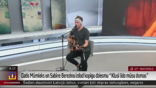 Gatis Mūrnieks un Sabīne Berezina izdod kopīgu dziesmu "Klusi lido mūsu domas"