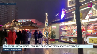 Policijas uzraudzīti, Berlīnē darbojas Ziemassvētku tirdziņi