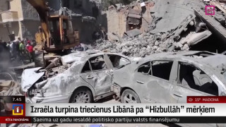 Izraēla turpina triecienus Libānā pa "Hizbullāh" mērķiem