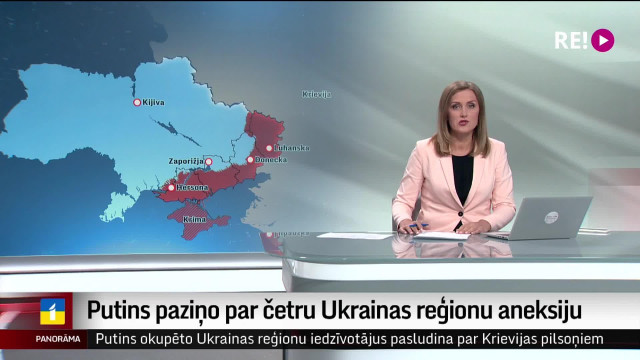 Putins paziņo par četru Ukrainas reģionu aneksiju