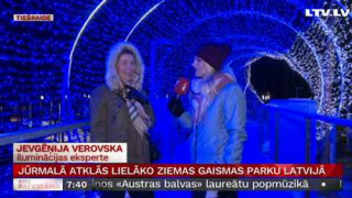Jūrmalā atklās lielāko ziemas gaismas parku Latvijā