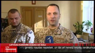 Latvijas karavīri dodas uz Mali