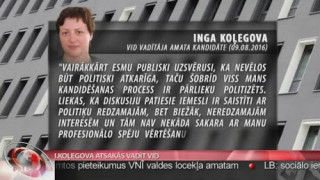 Inga Koļegova atsakās vadīt VID