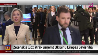 Zelenskis lūdz ātrāk uzņemt Ukrainu Eiropas Savienībā