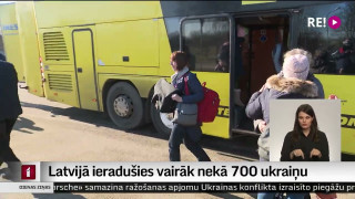 Latvijā ieradušies vairāk nekā 700 ukraiņu