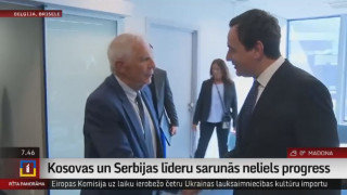 Kosovas un Serbijas līderu sarunās neliels progress