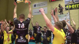 "Ezerzeme/DU" izcīna Daugavpilij pirmo volejbola čempionu titulu neatkarīgā Latvijā