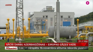 Sācis darbu  Azerbaidžānas  - Eiropas gāzes vads