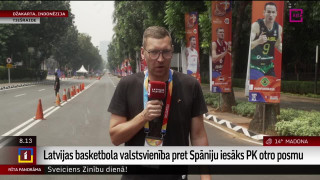 Latvijas basketbola valstsvienība pret Spāniju iesāks PK otro posmu