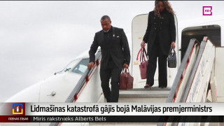 Lidmašīnas katastrofā gājis bojā Malāvijas premjerministrs