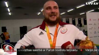 Latvijai trešā medaļa RIO paraolimpiādē