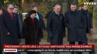 Prezidenti vērtē līdz Latvijas simtgadei veicamos darbus
