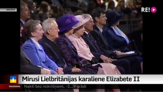 Mirusi Lielbritānijas karaliene Elizabete II