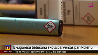 E-cigarešu lietošana skolā pārvēršas par ikdienu