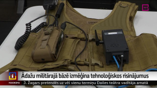 Ādažu militārajā bāzē izmēģina tehnoloģiskos risinājumus