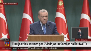 Turcija atliek sarunas par  Zviedrijas un Somijas dalību NATO