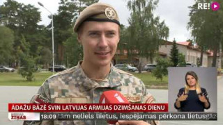 Ādažu bāzē svin Latvijas armijas dzimšanas dienu
