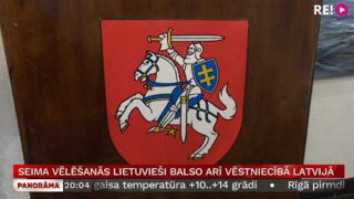 Seima vēlēšanās lietuvieši balso arī vēstniecībā Latvijā